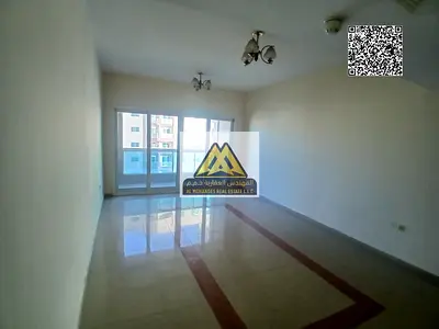 شقة غرفة وصالة للإيجار السنوي في الراشدية 3 – عجمان | مساحة واسعة جداً + تكييف مركزي + صيانة مجانية | قرب كورنيش عجمان