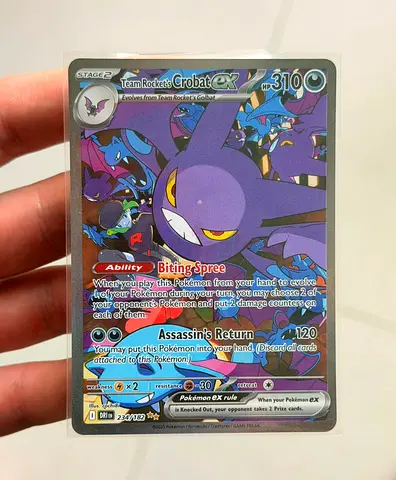 Pokemon TCG Team Rocket Crobat EX 234 - Illustration Rare NM Card
