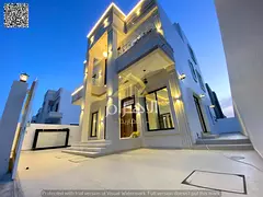 Classic villa in Al Zahia | Stone facade | Next to the garden and mosque | 5 master bedrooms, regist