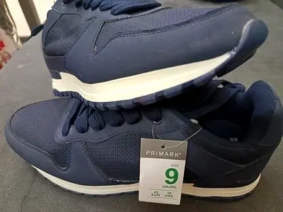 Primark Mens Navy Blue Casual Sneakers Size 9 (UK)