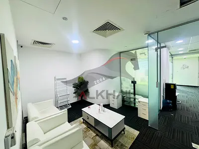 High Floor | Fully Furnished & Upgraded Office | Business Bay & Downtown Views