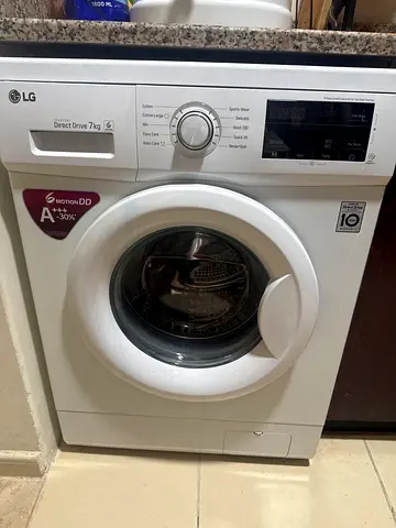 LG Front Load Washing Machine - 7kg, A+++ Energy