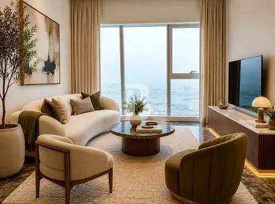 FULLY FURNISHED APARTMENT | HIGH FLOOR | FULL MARINA VIEW