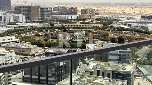 MULTIPLE CHEQUES | MIRACLE GARDEN VIEW |HIGH FLOOR