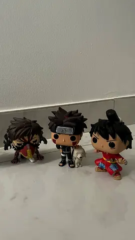 3 anime Funko pops