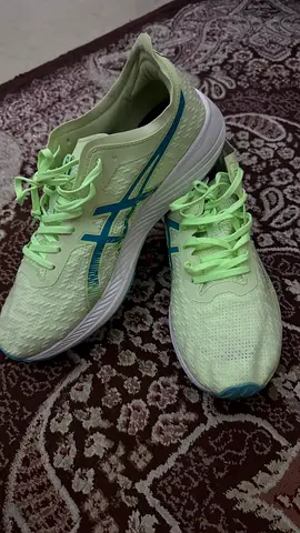 Asics Running Shoes - Light Green, Used (Good Condition)