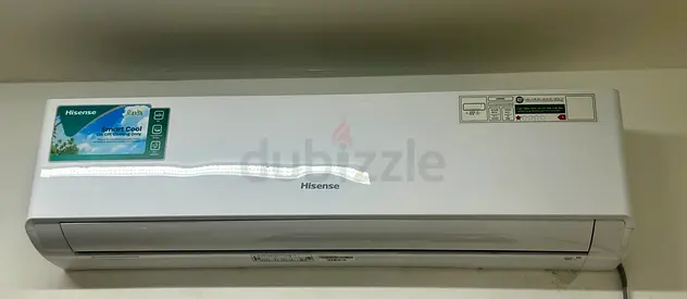 Hisense split air conditioner - used, good condition,