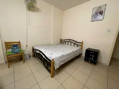 Fully Furnished Sharing Rm available for Indian Couple(keralite)next to Carrefour, al wahda,shj