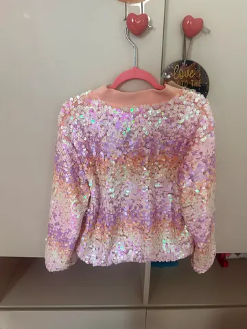 Cute sparkly jacket for girls agea 5-7