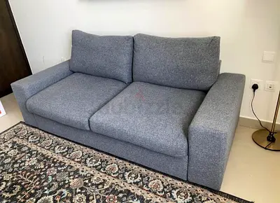 Ikea vimle two seater sofa bed with mattress dark grey