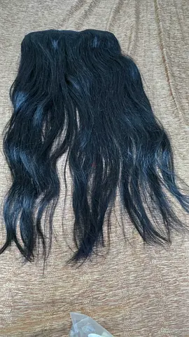 Black Clip-in Hair Extensions - Long Natural Wavy