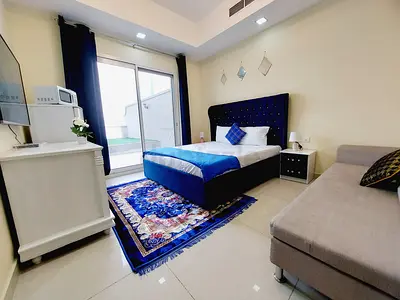 Mini Studio with Private terrace in a Villa, Available now.