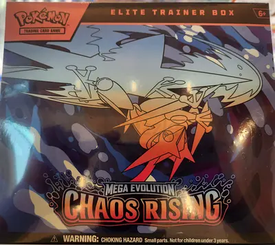 Sealed Pokémon TCG: Chaos Rising Mega Evolution Elite Trainer Box