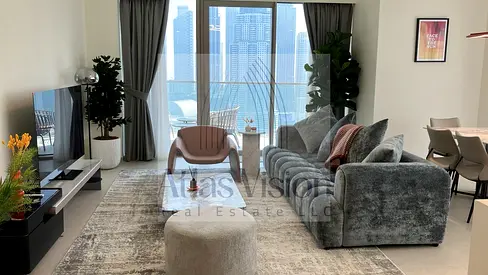 Skyline Luxury | Full Burj & Fountain Views | High-Floor 3BR + Maid