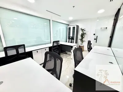 Ready-to-Use Office Desk Space | DED & Ejari Approved | Government Inspection Assistance Included