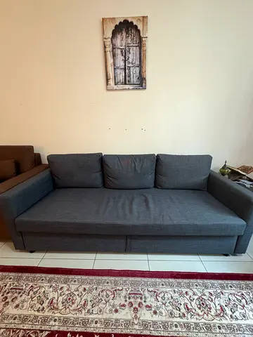 Grey sofa bed