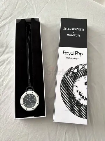 Audemars Piguet x Swatch Royal Pop Ocho Negro Pocket Watch