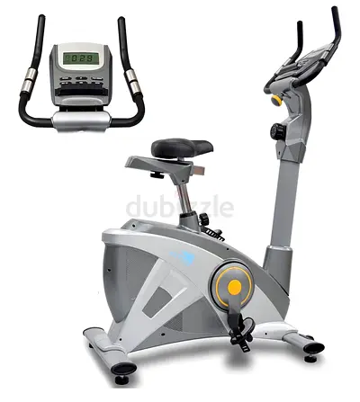 Upright Magnetic Exercise Bike - Compact Home Cardio Bike