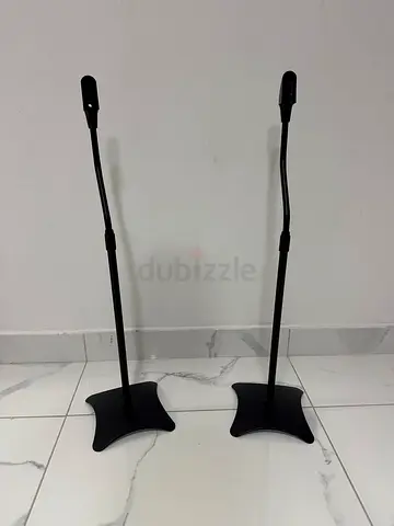 Pair of Flexible Gooseneck speaker Stands with Clip - used for Sony SA-RS5 speaker