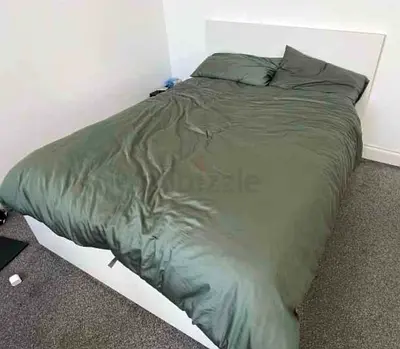 Ikea malm queen size hydraulic storage bed with mattress