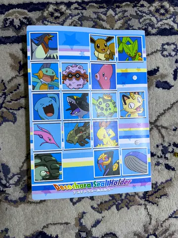 Desochara Seal Holder Pokemon themed sticker/card holder folder
