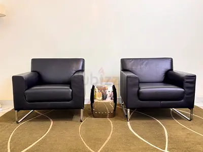 Walter Knoll Morgan 465 - Pair of Iconic German Leather Armchairs