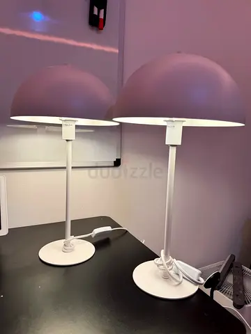 Jysk HELGI Table Lamps, white, scandinavian designed  set of 2