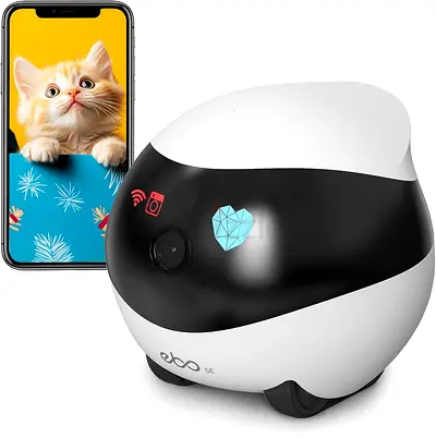 Enabot EBO SE FamilyBot Home Camera Robot: 1080P Movable Pet Camera Indoor