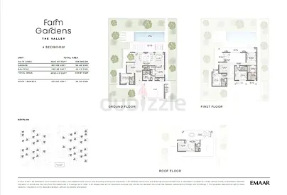 DIRECT FROM OWNER LUXURY 4 BR + STUDY + FAMILY RM  SINGLE ROW VILLA IN FARM GARDENS