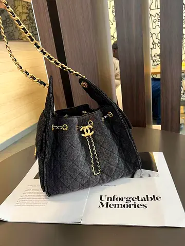 Chanel SUPER MASTER Black Quilted Chain-strap Shoulder Bag (New)