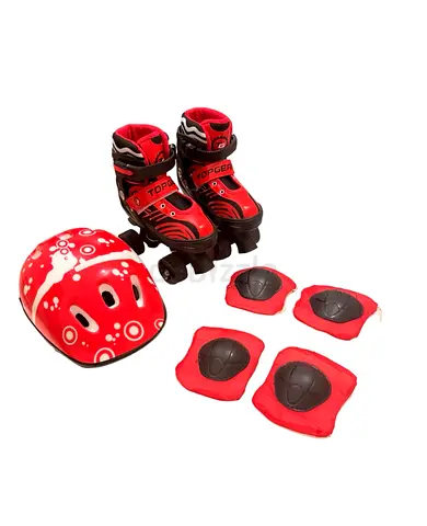 Top Gear-Red Roller Skates (GIRLS)