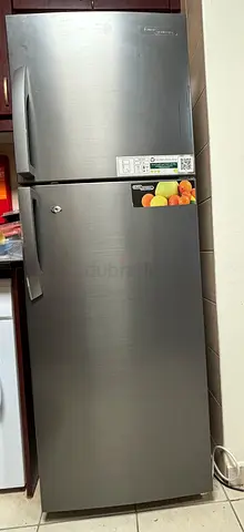 LG 2-Door Refrigerator - Good Working Condition, Stainless Steel Finish