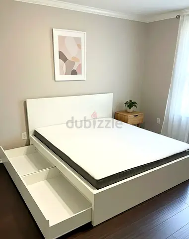 IkEA malm bed with IkEA mattress