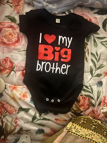 0-3 months romper ( I love my big brother)