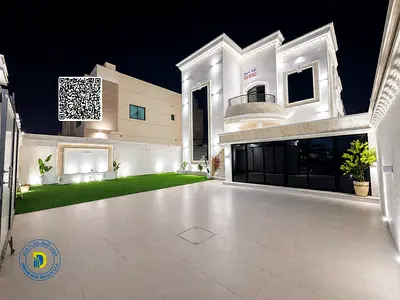 For those seeking luxury, a spacious 5BR villa with Roof in Al Mowaihat 1, Ajman. Electricity, water, and AC. Bank financing. Freehold