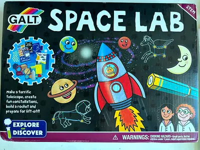 STEM Explore and discover space lab, space and science books 60 aed