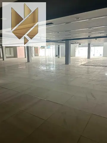 Large 45,000 sq ft commercial showroom for rent in Industrial Area 4 | Main road frontage | Two floors | Private parking | Central air conditioning