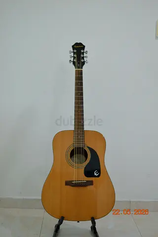 Epiphone Acoustic Guitar - Natural Finish, Excellent Condition