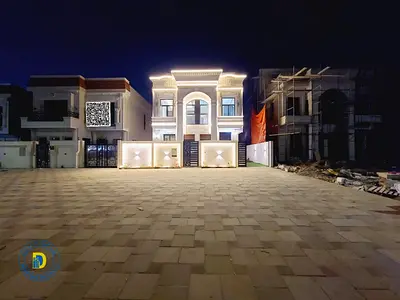 Luxurious classic villa with 6 bedrooms and roof. Includes registration fees, electricity, and water. Al-Helio 1. Freehold. Bank financing .