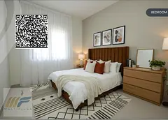 Two-bedroom apartment with a living room and study | Spacious area | Open view | 5% down payment and