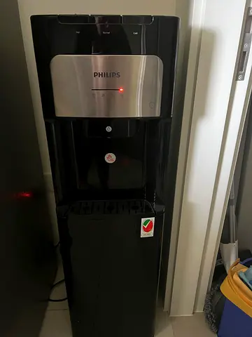 Philips Free-Standing Water Dispenser — Black, Good Working Condition