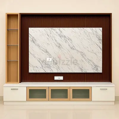 Modern Minimalist TV Unit Design
