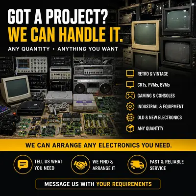 Got a project? We can arrange any electronics you need.