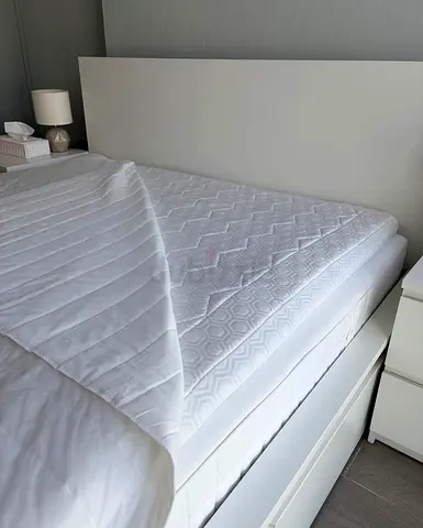 Ikea Queen size bed with mattress available in perfect condition