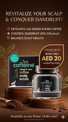 mCaffeine Naked and Raw Coffee Scalp Scrub