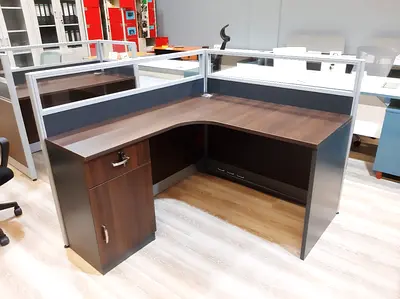 Brand New L-shaped Office Workstation Desk For Sale