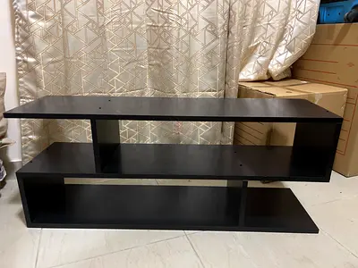 Modern TV And Coffee Table Black