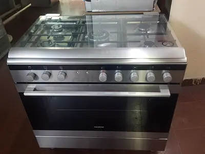 Siemens 5Burner Full Gas Cooker 90cm with Fan