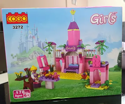 COGO Girls Castle Building Set like Lego- 178pcs