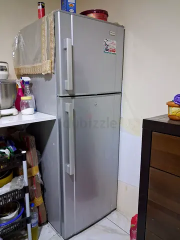 Silver Double Door Refrigerator